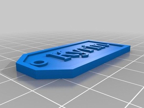 kyrin tag2 sinais e logotipos personalizado 3d print model - Mito3D