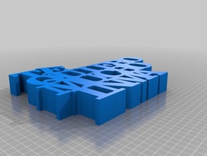 mensaje para el amor de mi vida las esculturas personalizado 3d print model - Mito3D