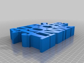mis amores - para nevera Skulpturen kundengebundene 3d print model - Mito3D