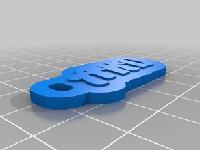 ard-base Schlüsselanhänger kundengebundene 3d print model - Mito3D