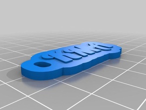 kma base keychains customized 3d print model - Mito3D