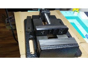 drill press vise plate tools bessey Bohrmaschine-Presse Runde Halter 3d print model - Mito3D