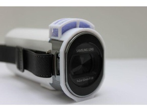 rüzgar guard samsung hmx-qf30 kamera dişli fotoğrafçılık kayıt video ön cam 3d print model - Mito3D