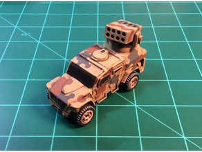 roket pod kibrit kutusu mxt oyuncaklar ve oyunlar oyun minyatür missles oyuncak kamyon wargaming 3d print model - Mito3D