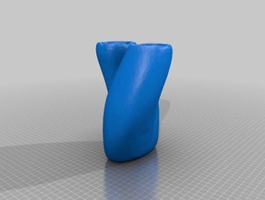 dual-vase Dekor 3d print model - Mito3D