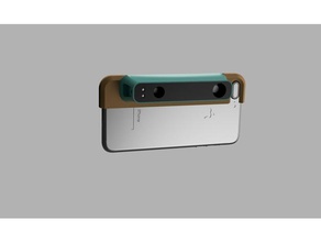 structure sensor - iphone 7plus bracket mobile phone 7 plus pla 3d print model - Mito3D