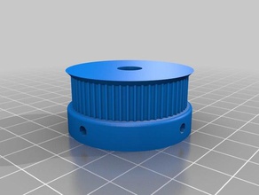 my customized 60t gt2 pulley 3d printer parts 3d print model - Mito3D