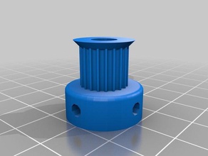 my customized 635b 20t gt2 pulley 3d printer parts 3d print model - Mito3D