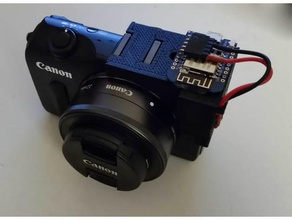 canon eos-m ir-Unterstützung von hot-Schuh Kamera 3d print model - Mito3D