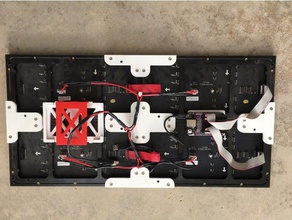 p10 colchetes & montagens 2x2 portátil sinal diy 3d print model - Mito3D