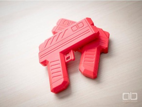 scifi pistol props gun kids prop science fiction toy 3d print model - Mito3D