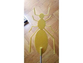 fly swatter household bug swat tool 3d print model - Mito3D