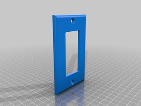 rocker light switch cover plate basic Ersatz-Teile elektrische Licht-Schalter Wohn die Wippe 3d print model - Mito3D