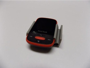 sansa clip l'audio le mp3 lecteur de cas sana sandisk 3d print model - Mito3D