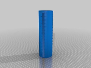 my customized measuring cylinder household supplies 3d print model - Mito3D