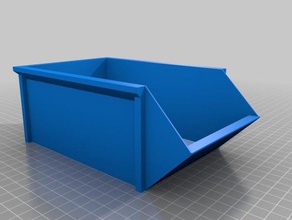 my customized simple part bin - containers 3d print model - Mito3D