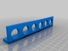 Schraubendreher-Wand-Berg - tools custom Treiber Schraube Schraubendreher Halter 3d print model - Mito3D