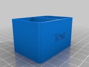 my customized box separators organization 3d print model - Mito3D
