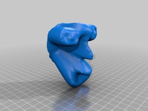 head sculpture sculptures face 3d print model - Mito3D