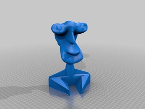 sculpture head withstand sculptures 3d print model - Mito3D