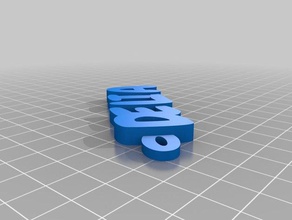 delia llaveros personalizado 3d print model - Mito3D
