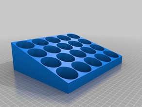 4oz parametrik boya şişe tutucu hobi özelleştirilmiş 3d print model - Mito3D