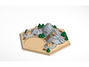 landscape - ore games catan settler settlers 3d print model - Mito3D