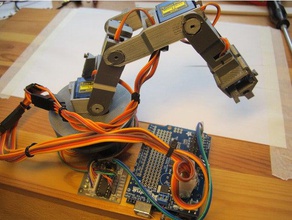 robot a braccio la robotica 3d print model - Mito3D