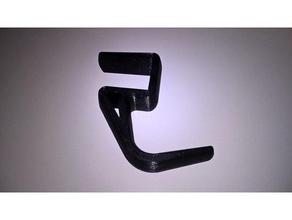 auriculares con gancho de 25mm escritorio organización titular el 3d print model - Mito3D