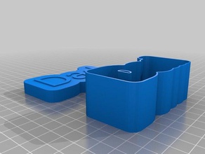 dadtext cuadro juegos y juguetes personalizado 3d print model - Mito3D