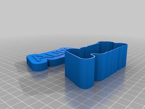 aunttext cuadro juegos y juguetes personalizado 3d print model - Mito3D