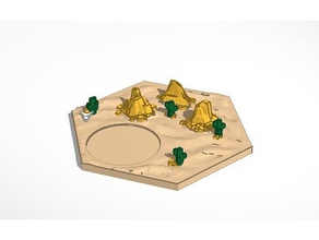 landscape - desert games catan settler settlers 3d print model - Mito3D