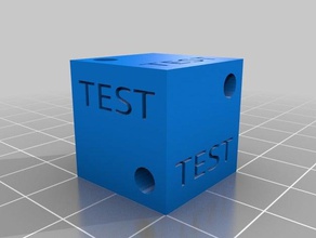 kalibrasyon testcube sıkıyor 3d baskı testleri 3d print model - Mito3D