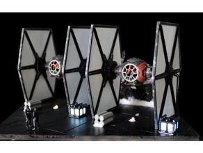 first order hanger generator 1 72 buildings & structures rogue one scale model star wars rebels force awakens tie fighter 3d print model - Mito3D