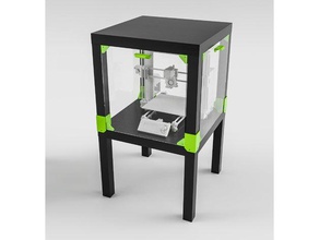 ikea hack falta recinto v10 Impresora 3d accesorios envolvente alojamiento 3d print model - Mito3D