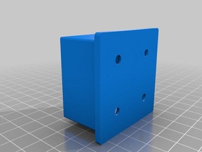 ikea lack enclosure feet aligner 3d printer accessories 3d print model - Mito3D