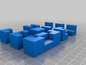 Kolben burr remixed Rätsel 3d print model - Mito3D