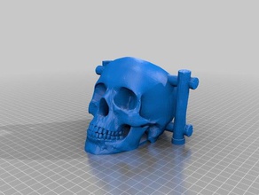skull cup 3d-drucken 3d print model - Mito3D