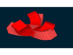 corbeille Skulpturen Kunst coupe essai math Mathe-Kunst 3d print model - Mito3D