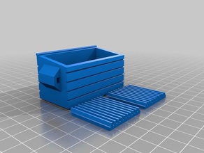 28mm scale dumpster toy & game accessories infinity miniature necromunda scatter terrain wargames warhammer40k 3d print model - Mito3D