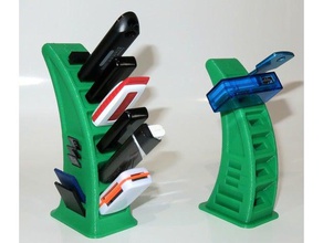 usb stick holder tool holders & boxes 3d print model - Mito3D