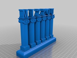 mizzou columns 3d printing 3d print model - Mito3D