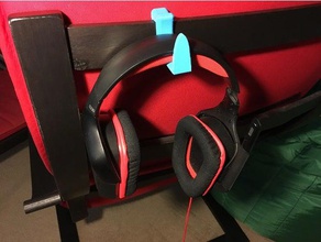 ikea poang chair headphone holder music 3d print model - Mito3D