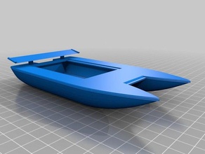 customizeable rc boat hull r c vehicles boats 3d print model - Mito3D