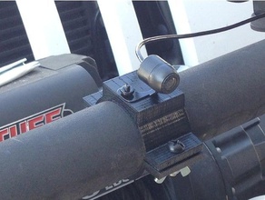 jeep montaggio videocamera bull bar mount morsetto di tubo automotive 3d print model - Mito3D