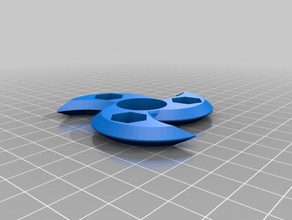 deadly wave fidget spinner pick-a-weight m8 toys & games customized 3d print model - Mito3D