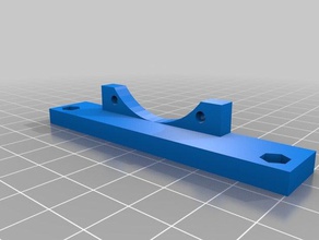 simple fan holder flex wheel extruder 3d printer extruders flexible 3d print model - Mito3D