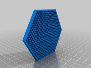 hexagonal coaster kitchen & dining 3d print model - Mito3D