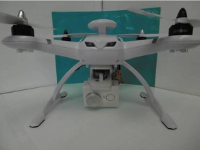 gimbal yi Kamera cg035 1 Achse r c Fahrzeuge fpv mount quadcopter xiaomi 3d print model - Mito3D