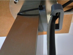 câble de gestion la glissière l'organisation des câbles zip cravate 3d print model - Mito3D